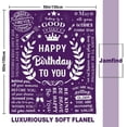 thumbnail image 4 of Birthday Gifts for Women, Birthday Gifts for Mom Sister Wife,Happy Birthday Gifts for Women Friendship Blanket 50"x 60", Gifts for Women Birthday Unique, Women Birthday Decorations Gift Ideas, 4 of 6