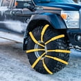 thumbnail image 7 of 10pcs Winter Anti-Slip Snow Chains for Cars, Universal Tire Chains for Snowy Icy Roads, Reusable Emergency Adjustable Tire Chains Fit for Most Car, Sand Mud Road Mountain Road, 7 of 7