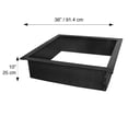 thumbnail image 5 of Blue Sky Outdoor Living 36" Fire Ring with Porcelain Finish Square Bonfire Liner, 5 of 10