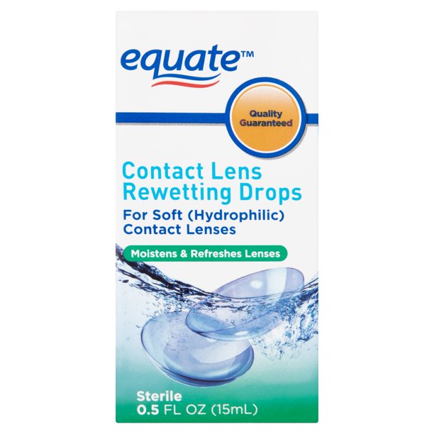 Equate Contact Lens Rewetting Drops, 0.5 fl oz