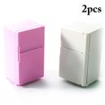 thumbnail image 2 of Réfrigérateur de Poupée 1:12 Réaliste 2 Pcs Mignon Mini Réfrigérateur de Maison de Poupée Meubles de Poupée, 2 of 10