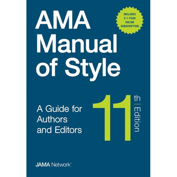 AMA Manual of Style: A Guide for Authors and Editors - Hardcover/Online Bundle Package, (Hardcover)