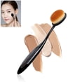 thumbnail image 2 of Pinceles de maquillaje, cepillo de dientes cosmético ovalado, cepillo para polvos faciales y colorete profesional, herramienta de maquillaje, 2 of 8
