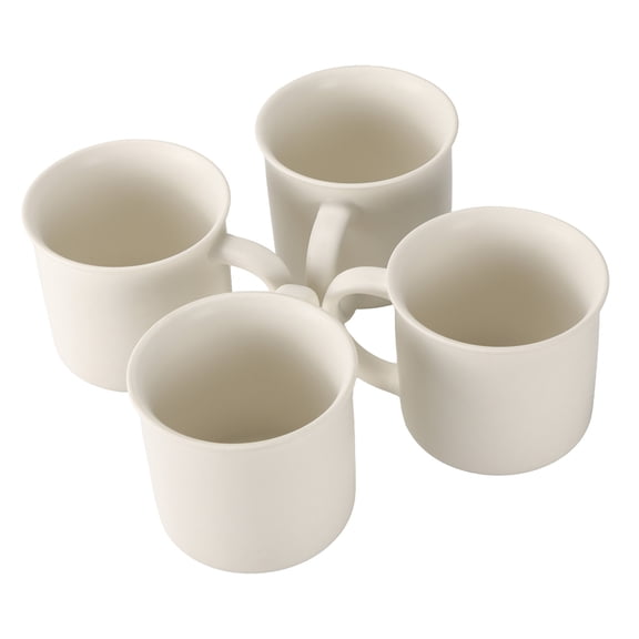 4 Pack Ceramic Mugs for Coffee, Tea & Milk, 12oz