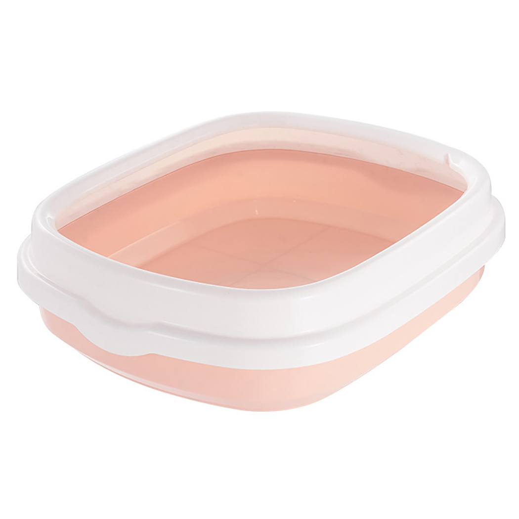 Cat Litter Pan Semiclosed Detachable Open Cat Toilet Cat Litter Pot