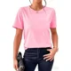 thumbnail image 4 of Pack 3 Playeras Deportivas Mujer Cuello Redondo,Black Navyblue Pink,M, 4 of 7