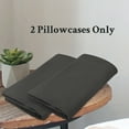 thumbnail image 6 of Standard Size Pillowcases Set of 2, 20x26 Pillow Case with Envelope Closure, Soft & Breathable Pillow Covers for Bed,Dark Gray, 6 of 6