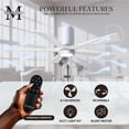 thumbnail image 7 of Matthews Fans - Irene-5HLK 5-Blade Flush Mount Ceiling Fan with Integrated LED, 7 of 7