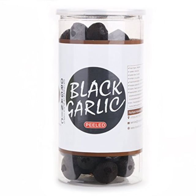Organic Black Garlic Whole Black Garlic Aged for full Fermented 90 Days 