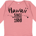 thumbnail image 4 of Inktastic Hawaii Since 1959 Boys or Girls Long Sleeve Baby Bodysuit, 4 of 5