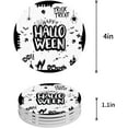 thumbnail image 1 of RYLABLUE Halloween Pumpkins and Castle Black Border Set of 6 Round Coaster for Drinks, Absorbent Ceramic Stone Coasters Cup Mat with Cork Base for Home Kitchen Room Coffee Table Bar Decor, 1 of 5
