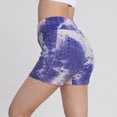 thumbnail image 6 of Workout Shorts for Women Bubble High Fitness Lifting Running Exercise Waist Yoga Pants, 6 of 8