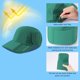 thumbnail image 5 of UPF 50+ Foldable Fishing Hat Baseball Cap with Removable Neck Flap Portable for Men Women Golf Hiking, 5 of 5