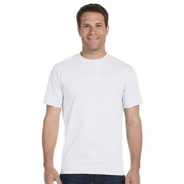Hanes HEAVYWEIGHT 5.2 oz Short Sleeve T-shirt (Pack of 5) 5 White