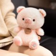 thumbnail image 4 of Cute Sitting Animals Red Panda Fox Sloth Cat Soft Plush Dolls Stuffed Capybara Pig Plushie Baby Toys Gifts For Children, 4 of 10