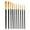 Black, variant on Round Tip Paint Brushes (Nylon Artist Brush Set, Watercolor Oil Brush), 10 Versatile Brushes Handle All Paint Types, Round Tip Brushes Nylon Brushes Artist Wood Brushes For(#A), By Meiiso