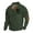 10-Army Green, variant on Corduroy Graphic Tees Men with Elbow Patch Pattern Casual Stand Collar Button Down Plus Size Cyan Size 2XL