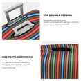 thumbnail image 3 of Yiaed Mexican Leopard Serape Blanket Stripes Print Travel Luggage Cover Suitcase Protector Covers Elastic Luggage Anti-scratch(No luggage included）-, 3 of 7