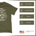 thumbnail image 6 of Ford Bronco Country Tough Free Wheeling 1978 T-shirt Vintage Truck Fan 4x4 Off Road Classic Car Show Men's Tee, 6 of 7