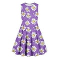 thumbnail image 5 of Piuwrlz Summer Dresses for Girls Casual Play Dresses Pleated Skirts Multicolor Size 7 Years, 5 of 6