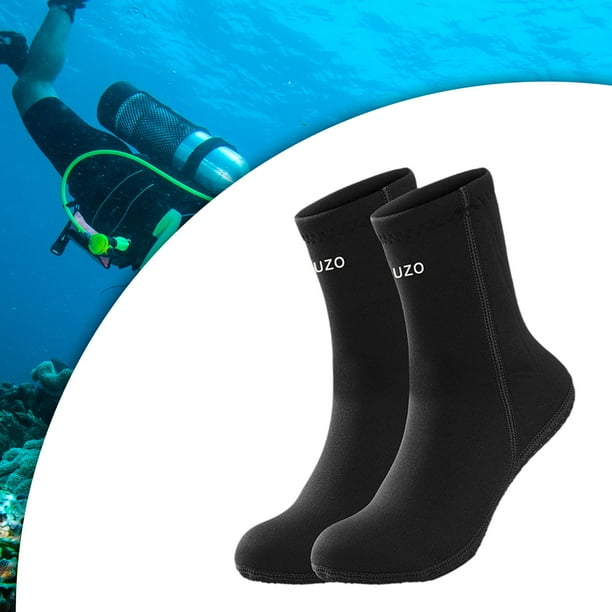 Chaussettes Néoprène 3mm - Antidérapantes - Pour Plongée, Surf Ou Sports Nautiques - Taille S à XL