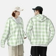 thumbnail image 6 of Easygdp Green Checkboard Lightweight Long Sleeve Sun Shirt Sports long-Sleeved Sun Protective Clothing, Quick Drying Breathable - Medium, 6 of 9