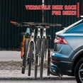 thumbnail image 3 of 2 Bike/4 Bike Rack Hitch Mount Foldable Bike Rack for Car Hitch,Steel Car Bike Rack for SUV,Bicycle Car Racks with Hitch Tightener,Straps,Bike Carrier Rack Hitch,Easy to Assemble & Use, 3 of 6