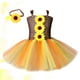 thumbnail image 2 of KAKOWELY 1 vestido infantil de gasa con diseño de girasol creativo, disfraz de espantapájaros para fiesta de Halloween con diadema para niños de 6 a 7 años (colores surtidos)., 2 of 4