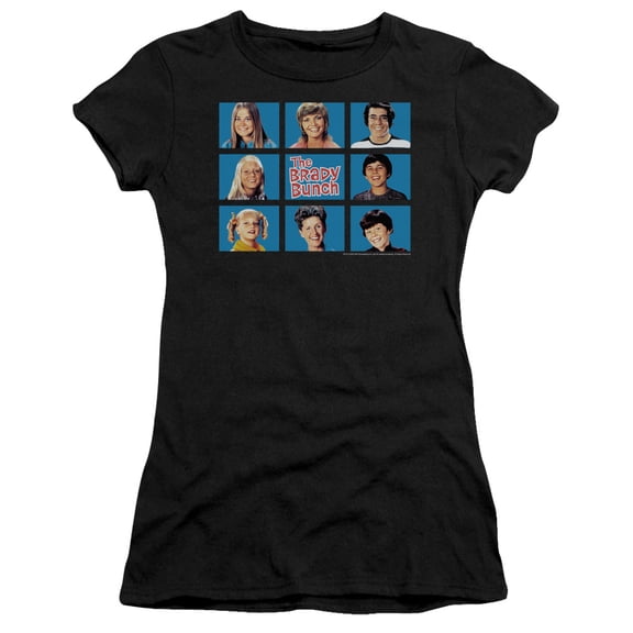 Brady Bunch - Framed - Juniors Teen Girls Cap Sleeve Shirt - Small