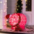 thumbnail image 5 of Joyfy Pig Yard Light Christmas Outdoor Decorations,80 Pre-Lit LED Christmas Decorations,Christmas Yard Light with Stakes Decorations Outdoor Holiday Decor, 5 of 6
