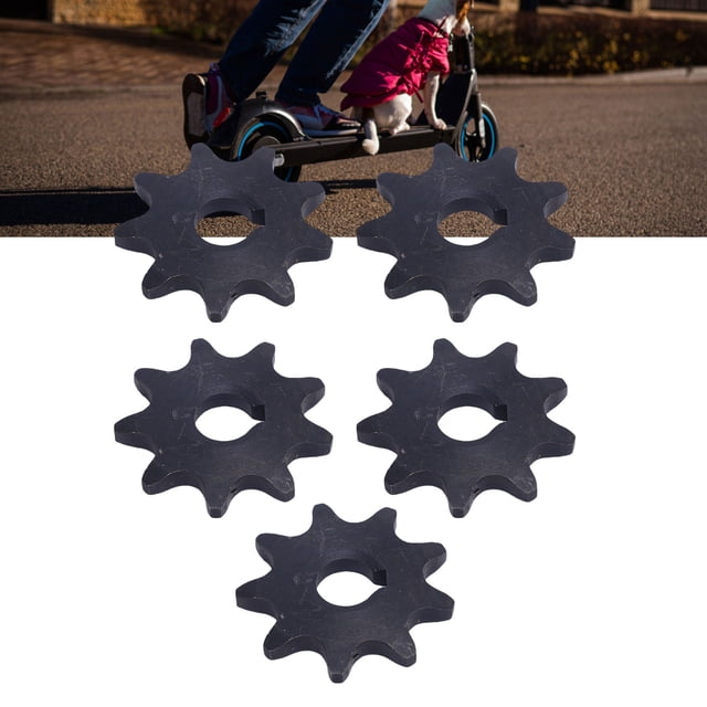 Chain Motor Sprocket, Accurate Engineering 9 Tooth Scooter Motor Engine Sprocket 5PCS Rugged for Replacement