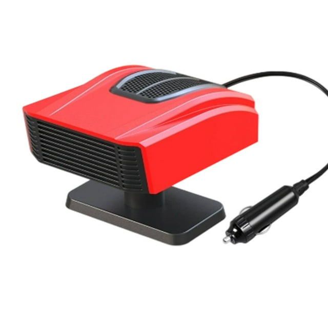 WMQPNNS New Trending Portable 12V Air Heater Fast Heating Mini Fan for Vehicle Interior Quick Warm up and Windshield Defrosting Fog Solution with Side Vents and Overheat Todays Deals Clearance Sale