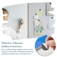 thumbnail image 4 of 50 Pcs Adhesive Magnets for Crafts Refrigerator Magnets Small Round Fridge Magnets Strong Fridge Magnets for Kitchen, Cabinet, Whiteboard Supplies, 0.59 Inch Black, 4 of 5