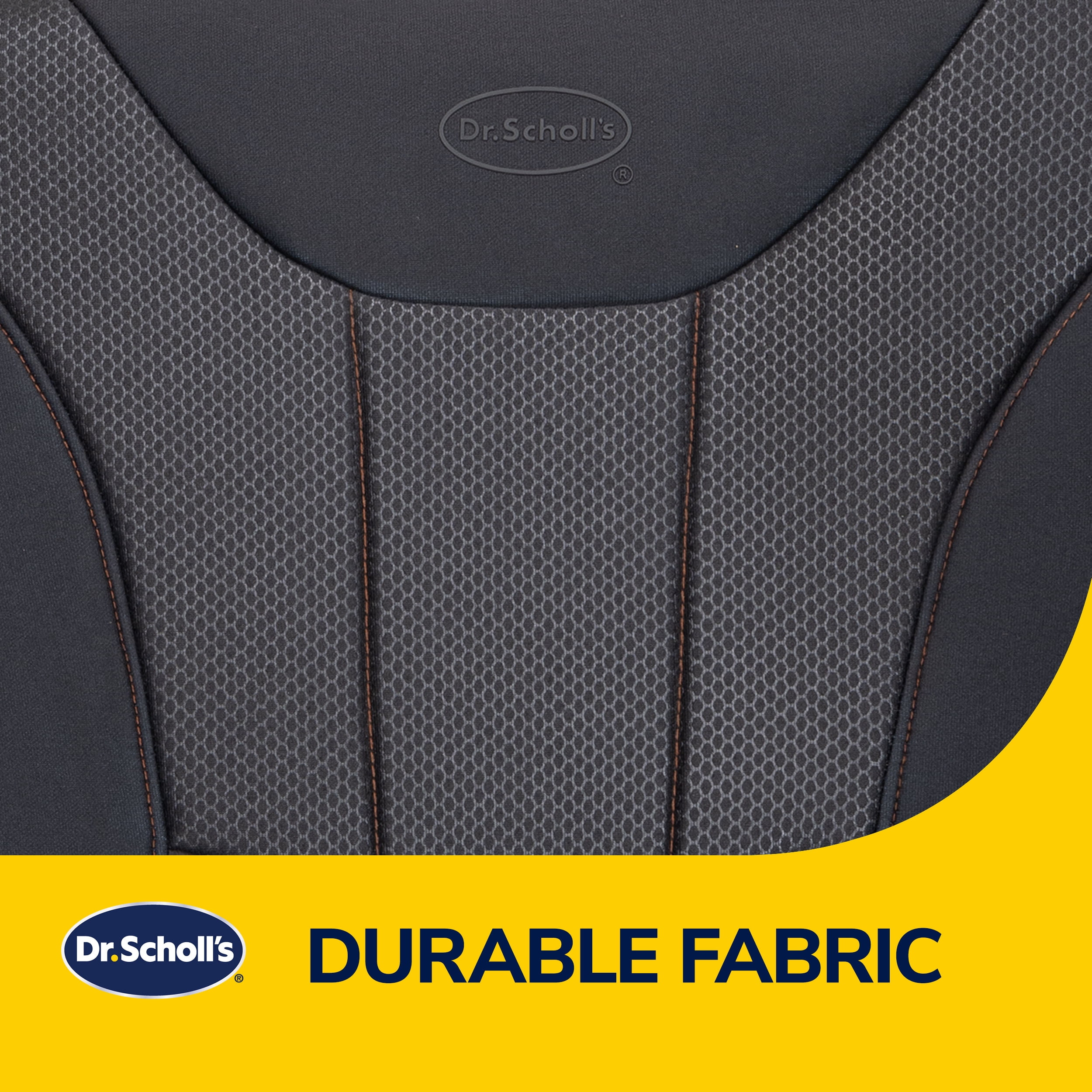 (2 pack) Dr. Scholl's 1-Piece Copper-Infused Seat Cover for Cars, Trucks & SUVs