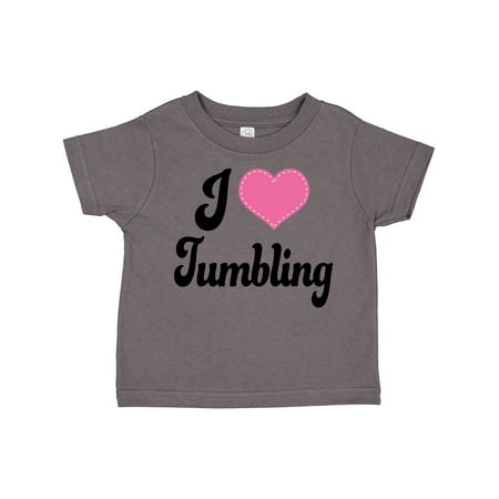 

Inktastic I Love Tumbling Gift Toddler Toddler Girl T-Shirt