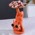 thumbnail image 4 of Decoración Figurita de resina de Bulldog Francés, bandeja de almacenamiento de llaves para joyería, decoración de mesa (naranja) Tmvgtek Original, 4 of 8