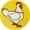 Yellow Chickens, variant on Women's Rain Boots, Waterproof Non-slip High Ankle Garden Boots，Black Sunflower, Size 11