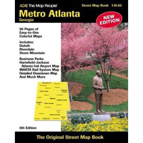 Pre-Owned ADC The Map People Metro Atlanta, Georgia (Unknown) 0875306853 9780875306858