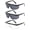 2 Smoke, 1 Clear, variant on OWL Safety Goggles for Men - Impact Resistant & UV400 Coated Lenses - Eyewear for Labs and Work -Smoke, Clear