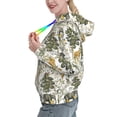 thumbnail image 2 of Lsque Vintage Animals Palm Tree Pattern Casual Women's Hoodie,Hooded Sweatshirt with Kangaroo Pocket,Pullover Hoodie with Eye-catching Drawstrings-XX-Large, 2 of 7
