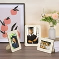 thumbnail image 6 of Uxcell Wooden DIY Photo Frame, 4 Pcs Unfinished Solid Wood Picture Frames for 2.8" x 4.3", Beige, 6 of 6