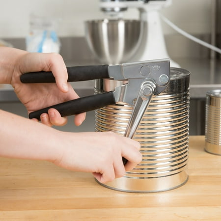 - GHP All-Steel Heavy Duty Commercial Easy Crank Can Opener w Extra-Long Crank Handle