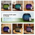 thumbnail image 4 of 400ml essential oil diffuser, large capacity metal diffuser for home, aromatherapy diffusers with remote control, 7-color LED light humidifiers for bedroom, Halloween, Christmas holiday gifts, 4 of 10