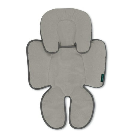 Lebogner Head and Body Support Pillow, Infant to Toddler Head, Neck, and Body Cushion Perfect for Car Seats and Strollers, Detachable Head for Versatility As The Baby Grows, Grey