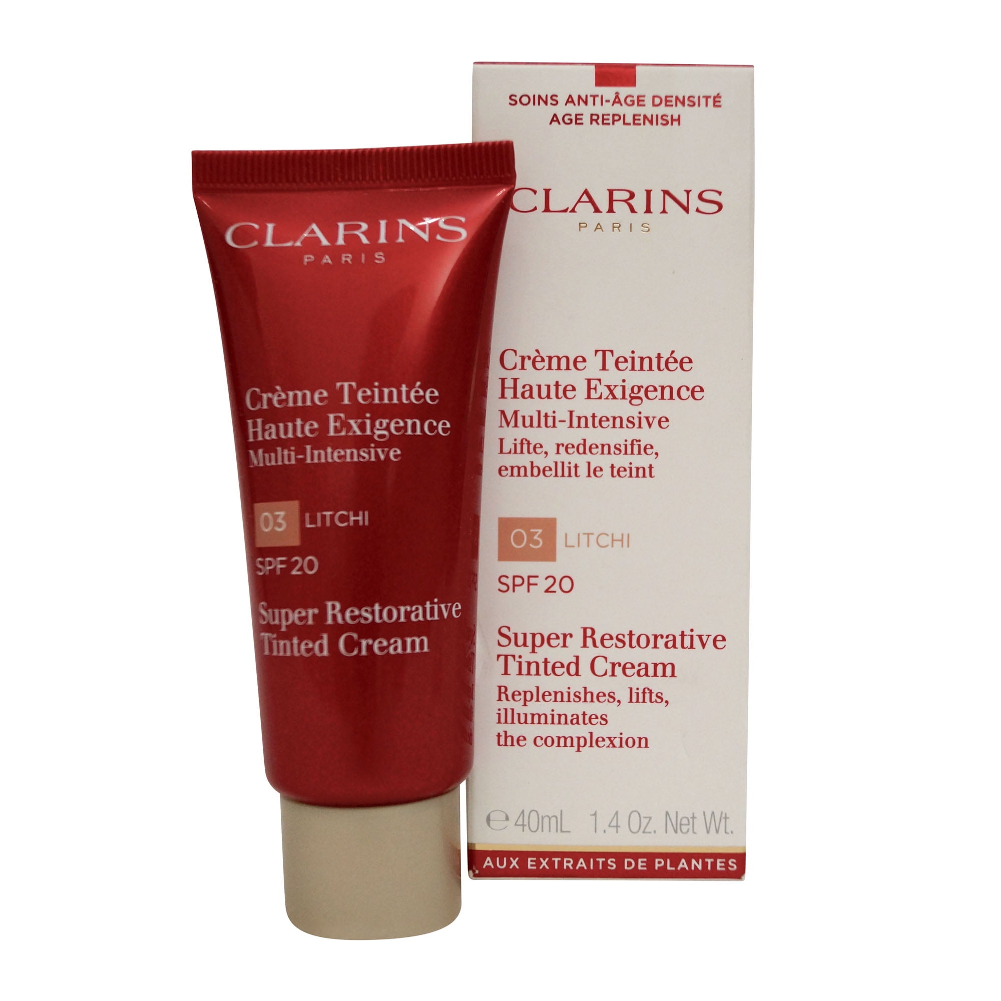 Clarins Clarins Super Restorative Tinted Cream 03 Litchi, 1.4 Oz