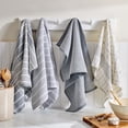 thumbnail image 2 of Better Homes & Gardens Soft Silver 4-Pack Kitchen Towels Set, 2 of 5