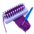 thumbnail image 6 of Authentic Knitting Board Adjustable Multi-Knit Loom, Modular Loom, 18 Loom Parts, 6 of 8