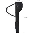 thumbnail image 5 of Bolsa de palos de golf, bolsa de transporte de palos de golf plegable con cremallera con bolsillos convenientes, estuche de entrenamiento de campo de golf portátil para hombres y mujeres negro JFHHH pequeña, 5 of 5