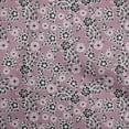 thumbnail image 1 of oneOone Polyester Spandex Purple Fabric Asian Block Floral Dress Material Fabric Print Fabric By The Yard 56 Inch Wide, 1 of 4