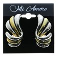 thumbnail image 2 of Mi Amore Clip-On-Earrings Silver-Tone/Gold-Tone, 2 of 2